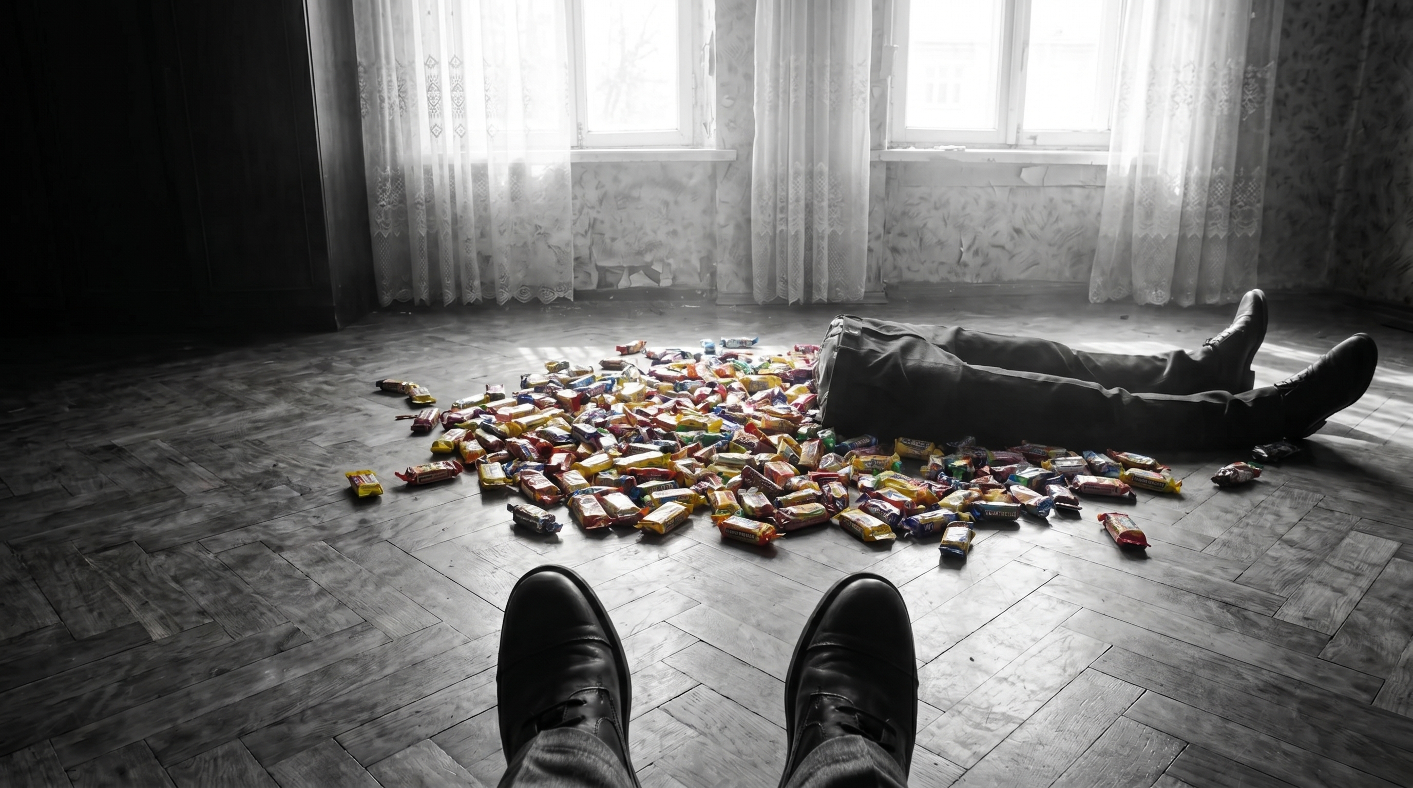 shot9_pov_candies_v9 — ботинки стоят, "mannequin lower half"